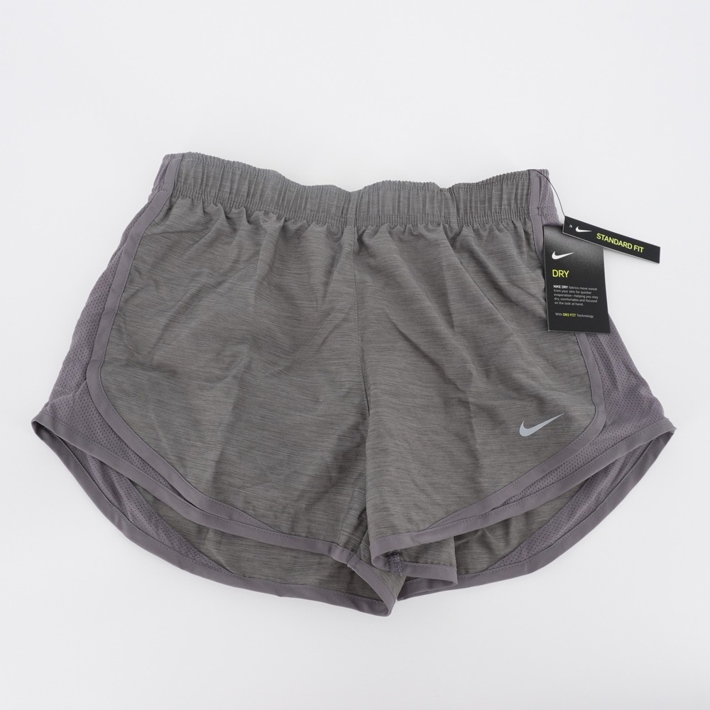 Nike Dry Tempo Running Shorts Womens Size Small Grey Heather NEW